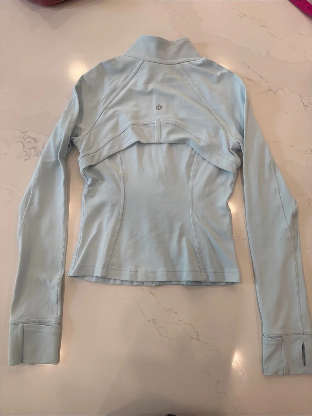 Lululemon, Define Jacket, Light Powder Blue Fitted Zip-Up Jacket, Sz 4